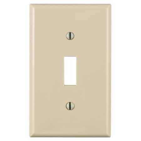 Ezgeneration Light Almond 1 Gang Toggle Switch Wall Plate EZ84607